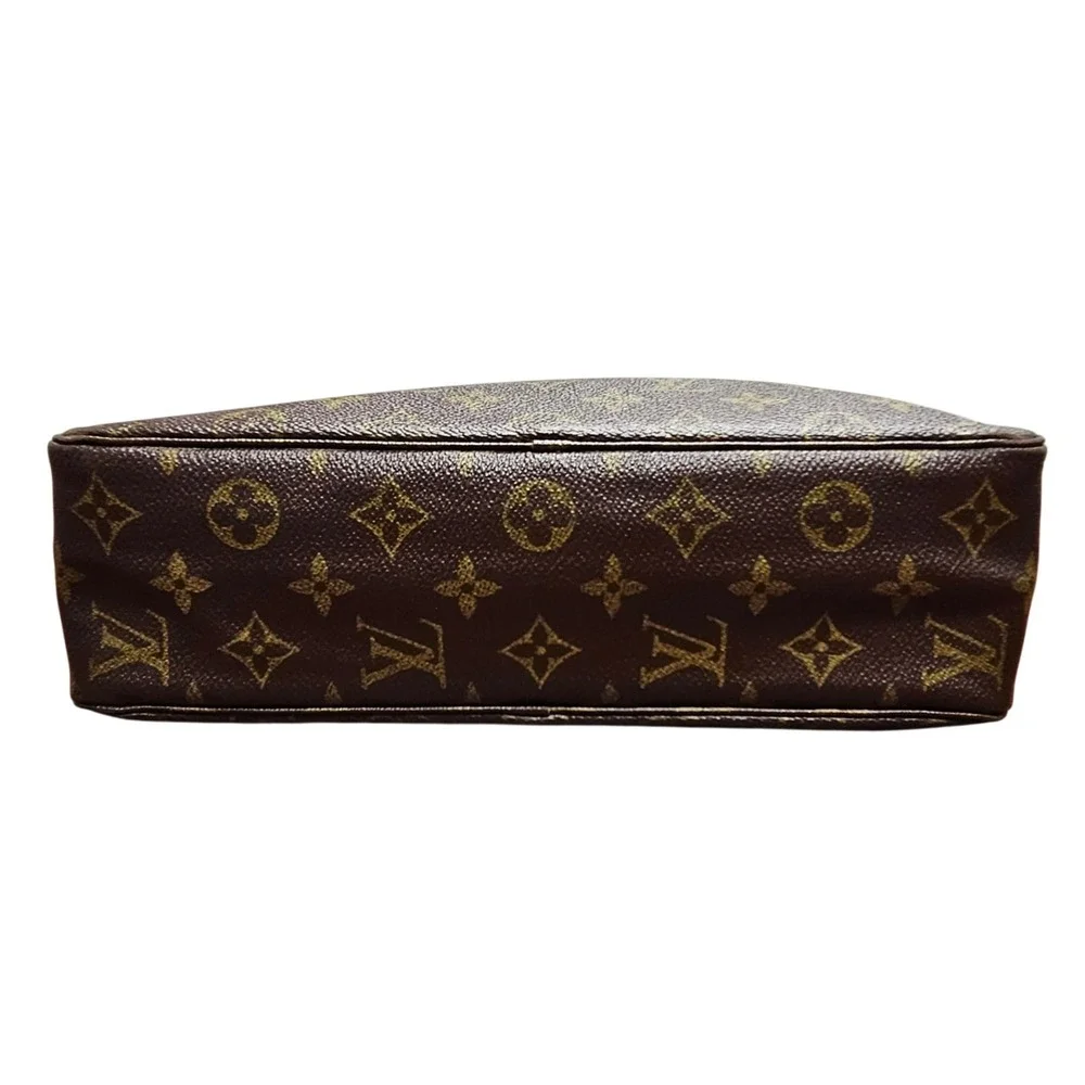 Authentic Louis Vuitton Trousse Toilette 28 Monogram Cosmetic Travel Pouch Bag